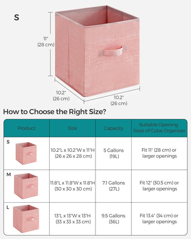 SongMics storage cubes featuring double handles for easy grabbing.