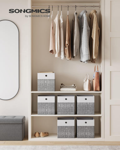 SONGMICS storage cubes with odorless PP material keep spaces fresh