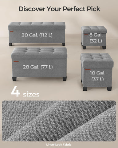 SONGMICS sturdy MDF frame supports up to 660 lb for reliable seating