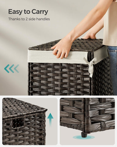SONGMICS sturdy metal frame providing reliable support for everyday use.
