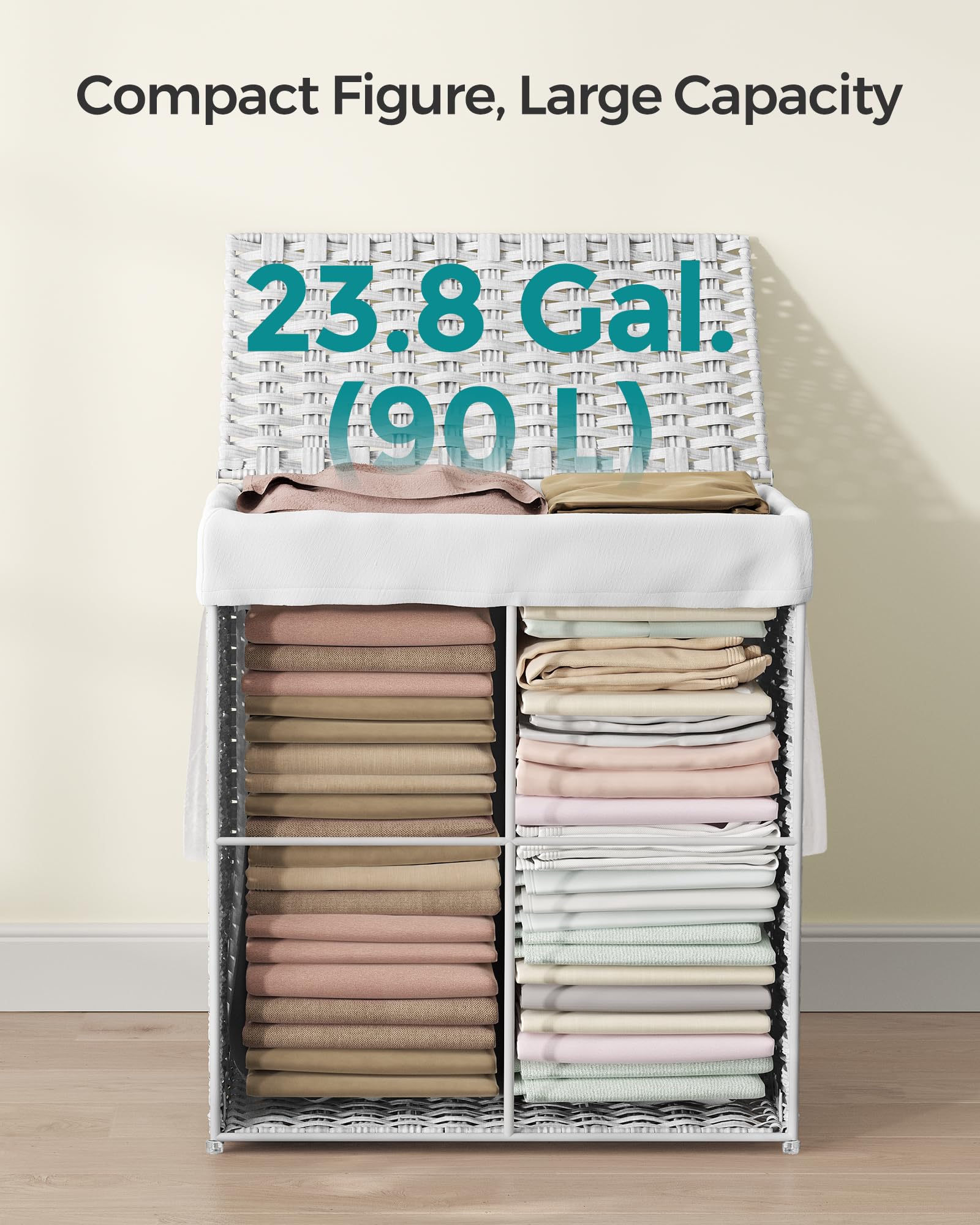 SONGMICS sturdy metal frame supports up to 55 lb for durability