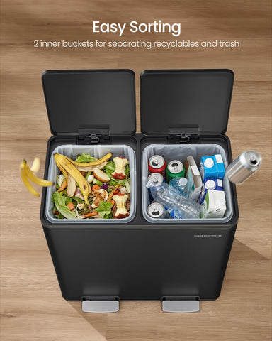 SONGMICS 90-degree stay-open lid ideal during cooking and cleanup