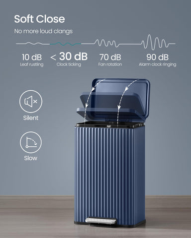 SONGMICS inner bucket enables easy liner changes.