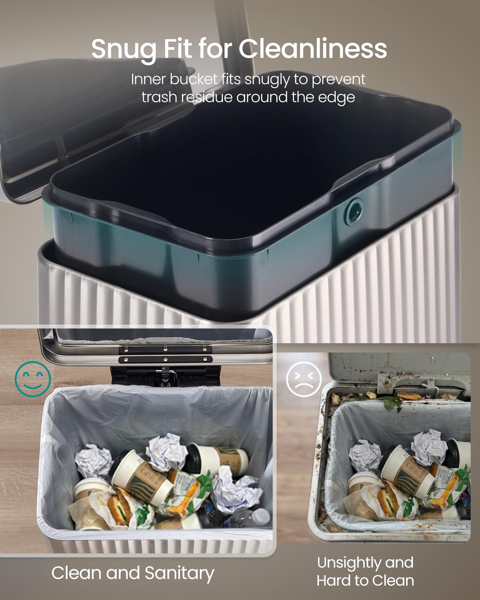 SONGMICS fluted design adds timeless style to your kitchen decor