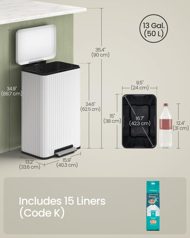 Songmics kitchen use ideal for busy daily waste