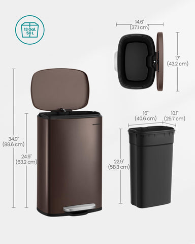 SongMics rear handle for easy movement around the kitchen