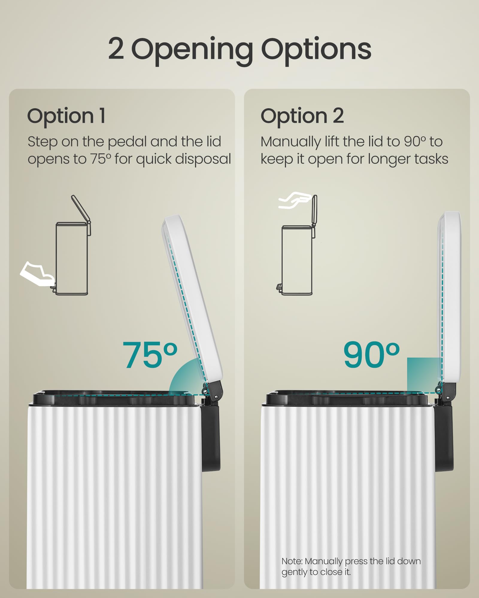 Songmics included starter bags simplify setup right away