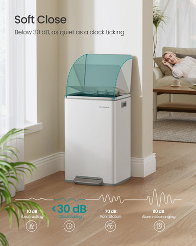 SONGMICS steel finish resists fingerprints for a cleaner look.