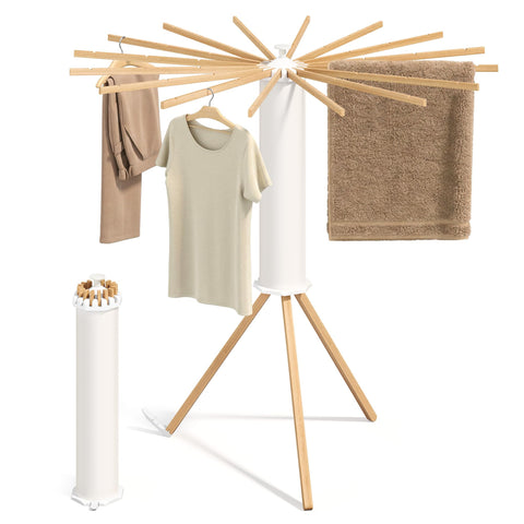 SONGMICS ULLR530YW01 rotatable arms provide flexible drying space for bulky items