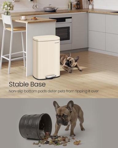 SONGMICS ULTB050A01 built-in back handle for easy relocation around the kitchen.