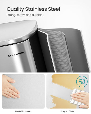 SongMics ULTB050E01 close-up of rust-resistant stainless steel finish