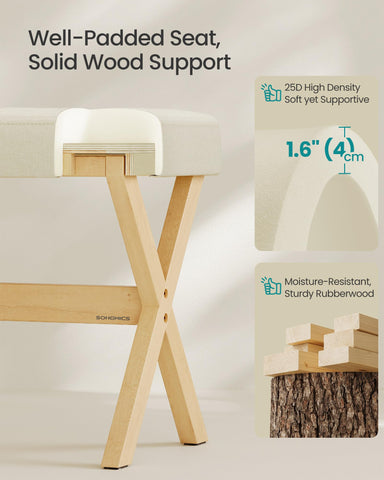 SONGMICS under-vanity storage design saves space when not in use