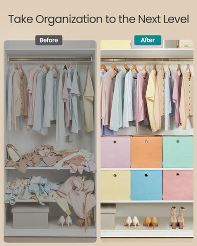 SONGMICS URFB233X01 versatile for books, toys, clothes and more