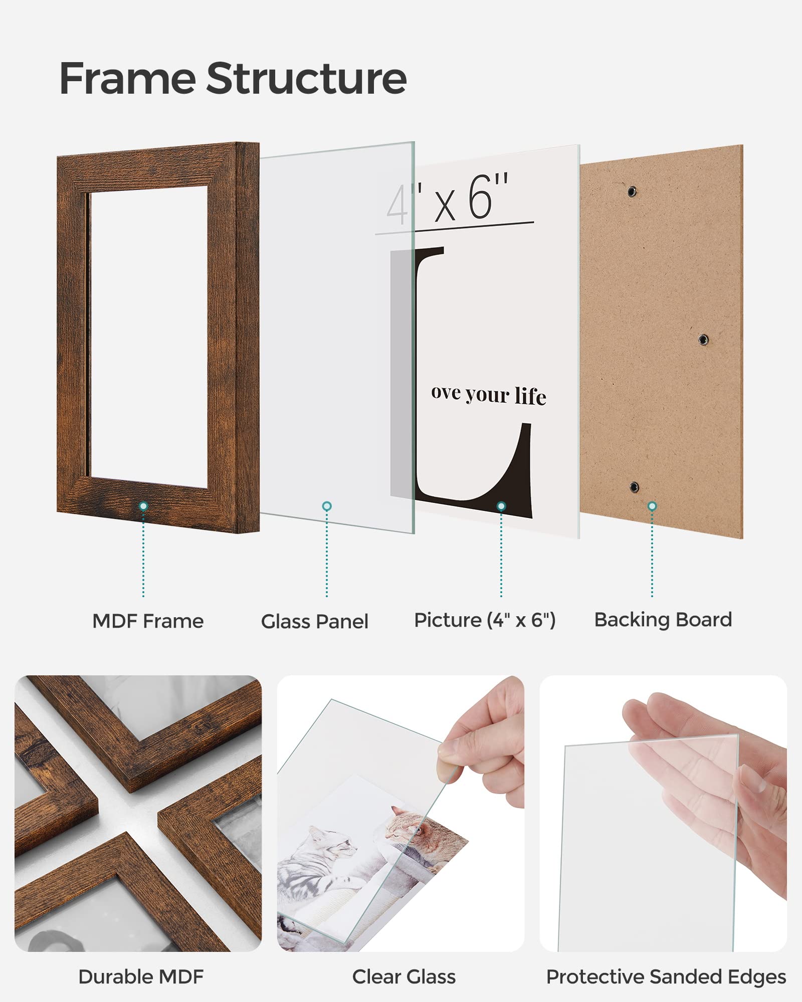 SongMics URPF022X01 numbered parts enable quick, tool-free assembly.