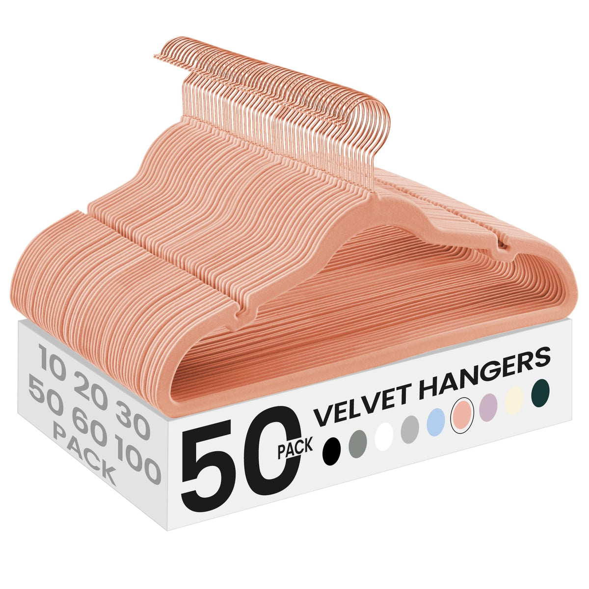 SongMics velvet hanger with shoulder notches for delicate straps and secure grip