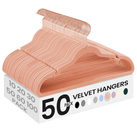 SongMics velvet hanger with shoulder notches for delicate straps and secure grip
