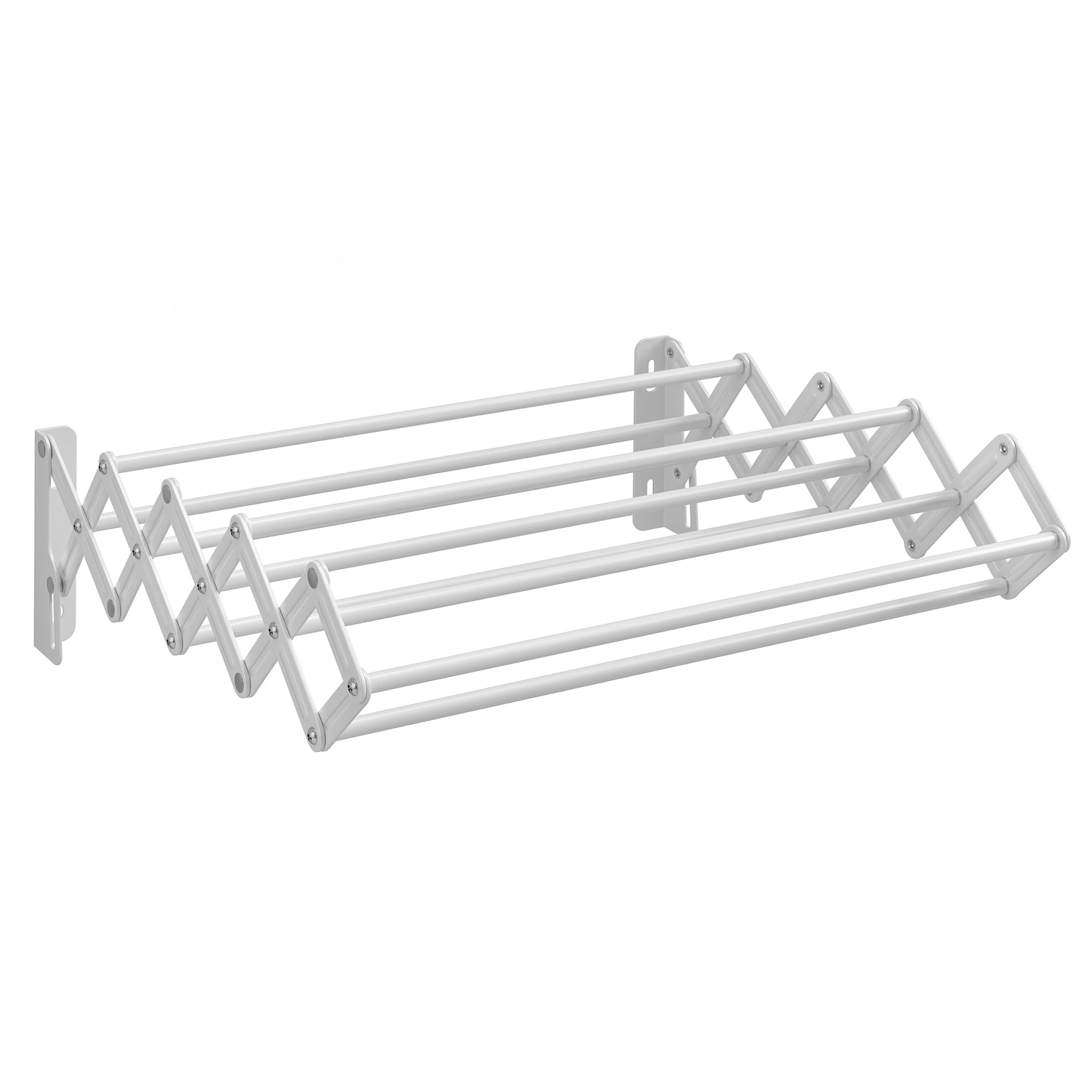 SongMICS wall-mounted drying rack extended with accordion design for faster air drying