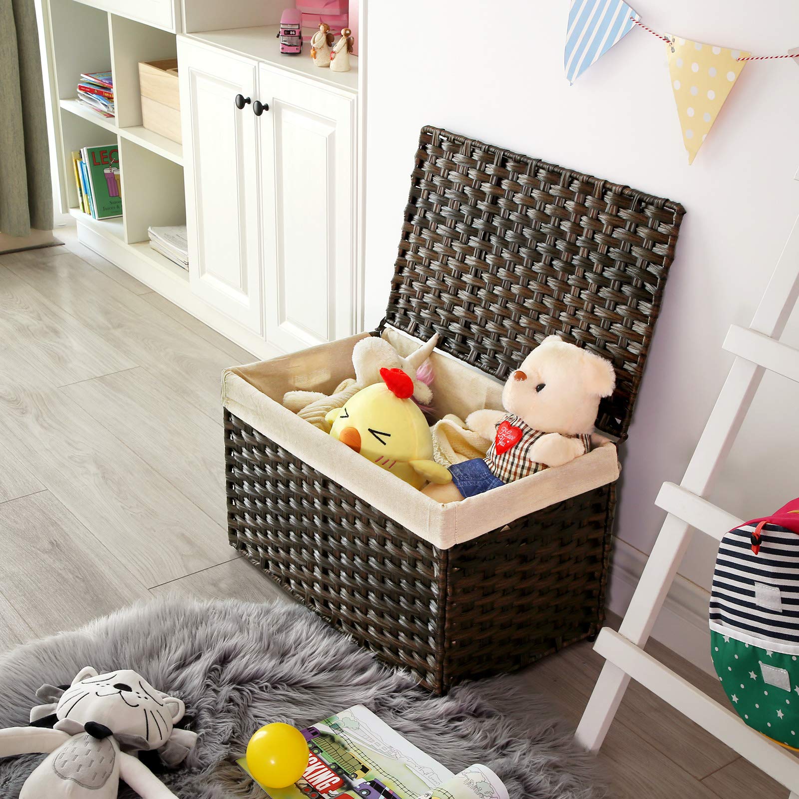 SONGMICS waterproof PP rattan is breathable and protects fabrics