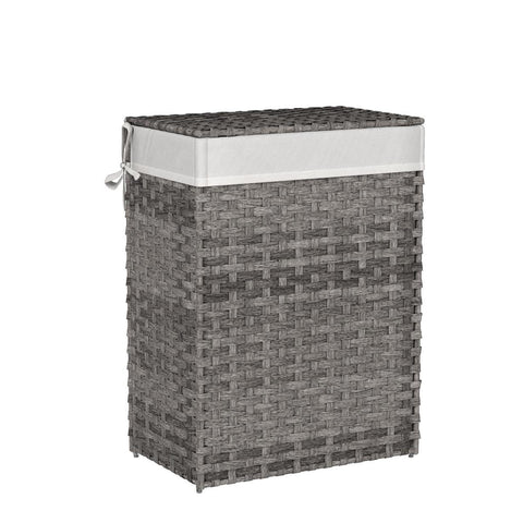 SONGMICS waterproof ventilated PP rattan promotes airflow while keeping contents dry.