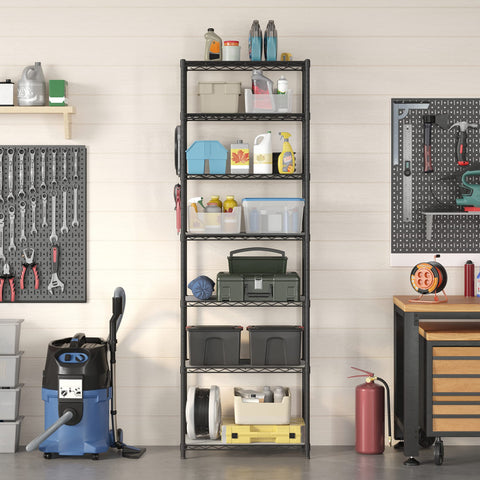 SONGMICS wire shelving adjustable tiers for varied heights