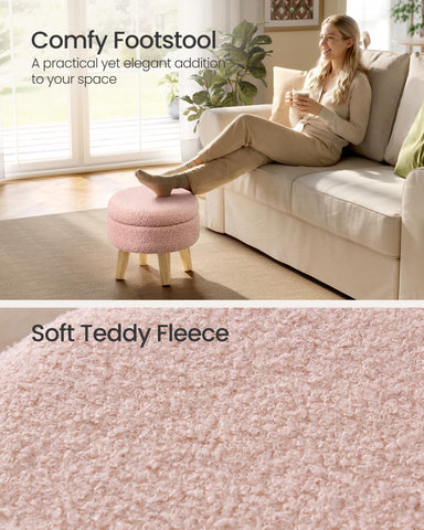 SONGMICS wood legs provide sturdy support while protecting floors with felt pads.