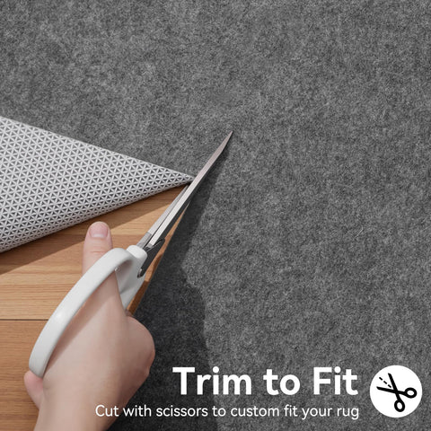 Songrey rug pad protects floors and rugs from scratches and wear