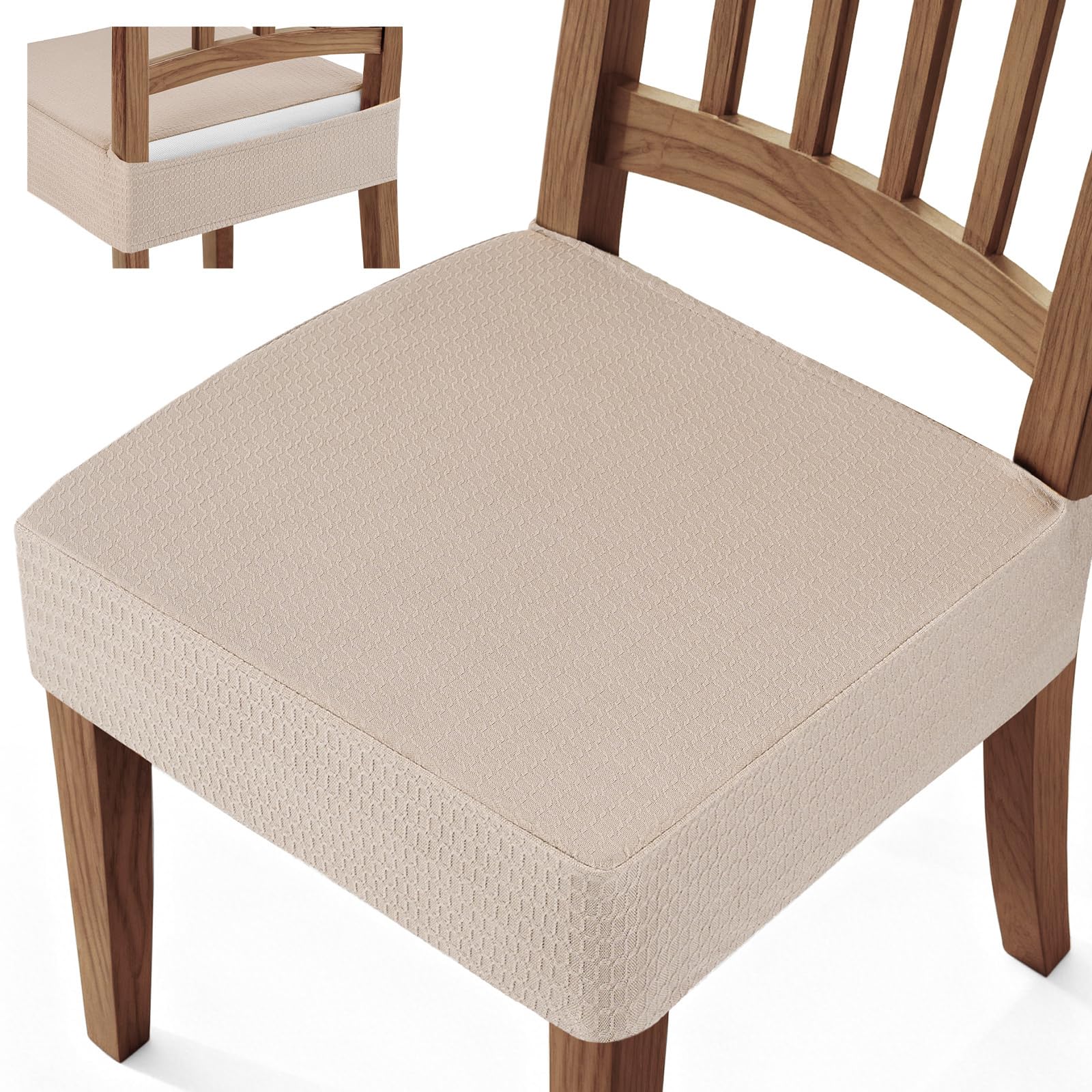 Songrey waterproof seat covers for dining chairs protect against spills for busy tables.