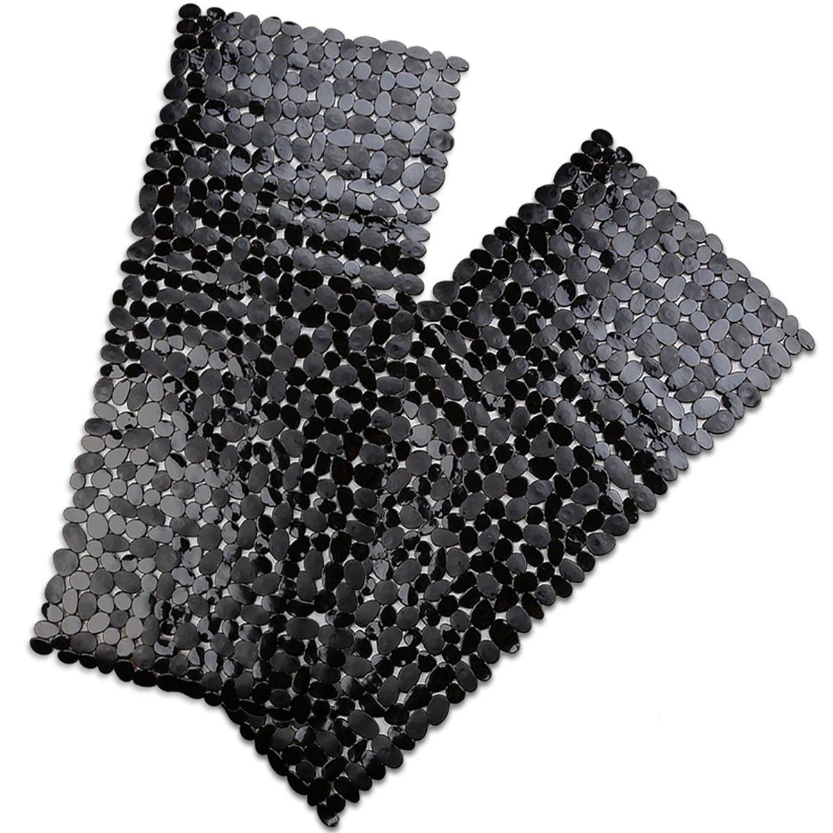 SONGZIMING pebble-design bathtub mat top view for slip resistance