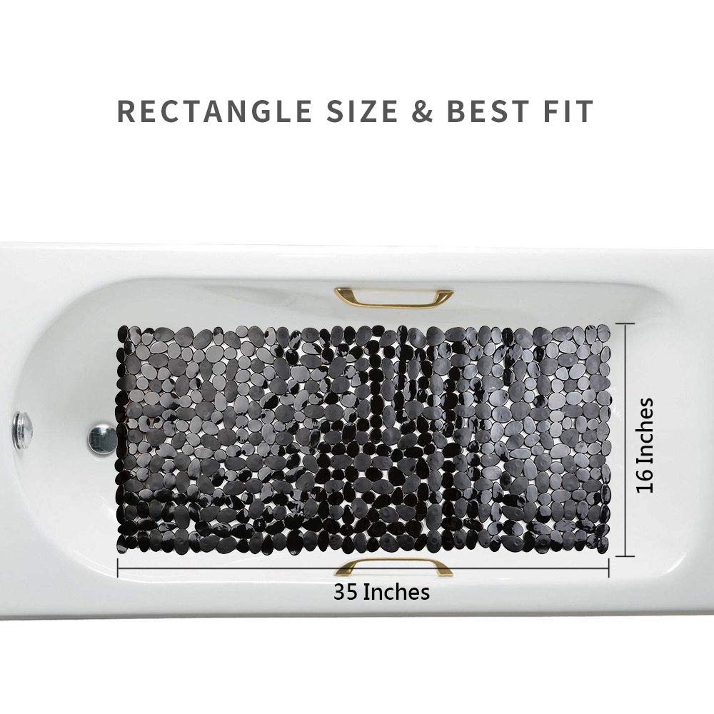 SONGZIMING bathtub mat suction cups close-up for secure grip