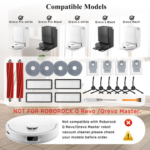 Soniicmomo Roborock Qrevo side brush reaches corners and edges effectively