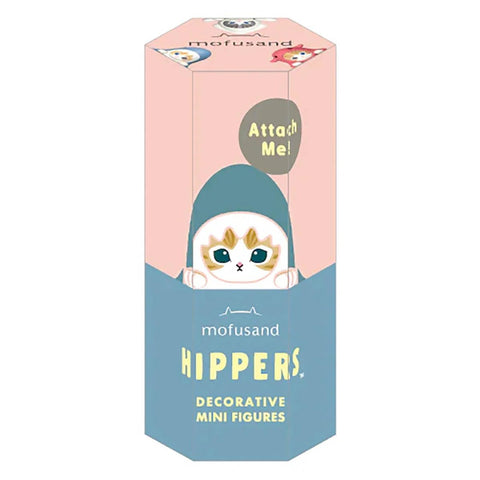Sonny Angel Hippers mofusand front view, a collectible mini figure for desk decor.