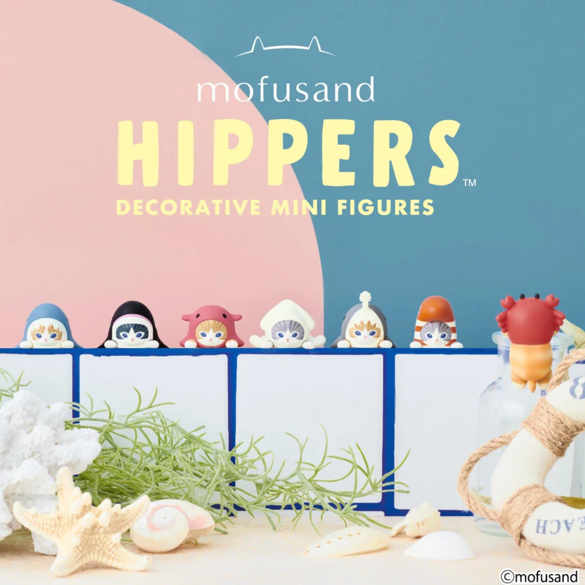 Sonny Angel Hippers mofusand surprise box reveals a collectible miniature.