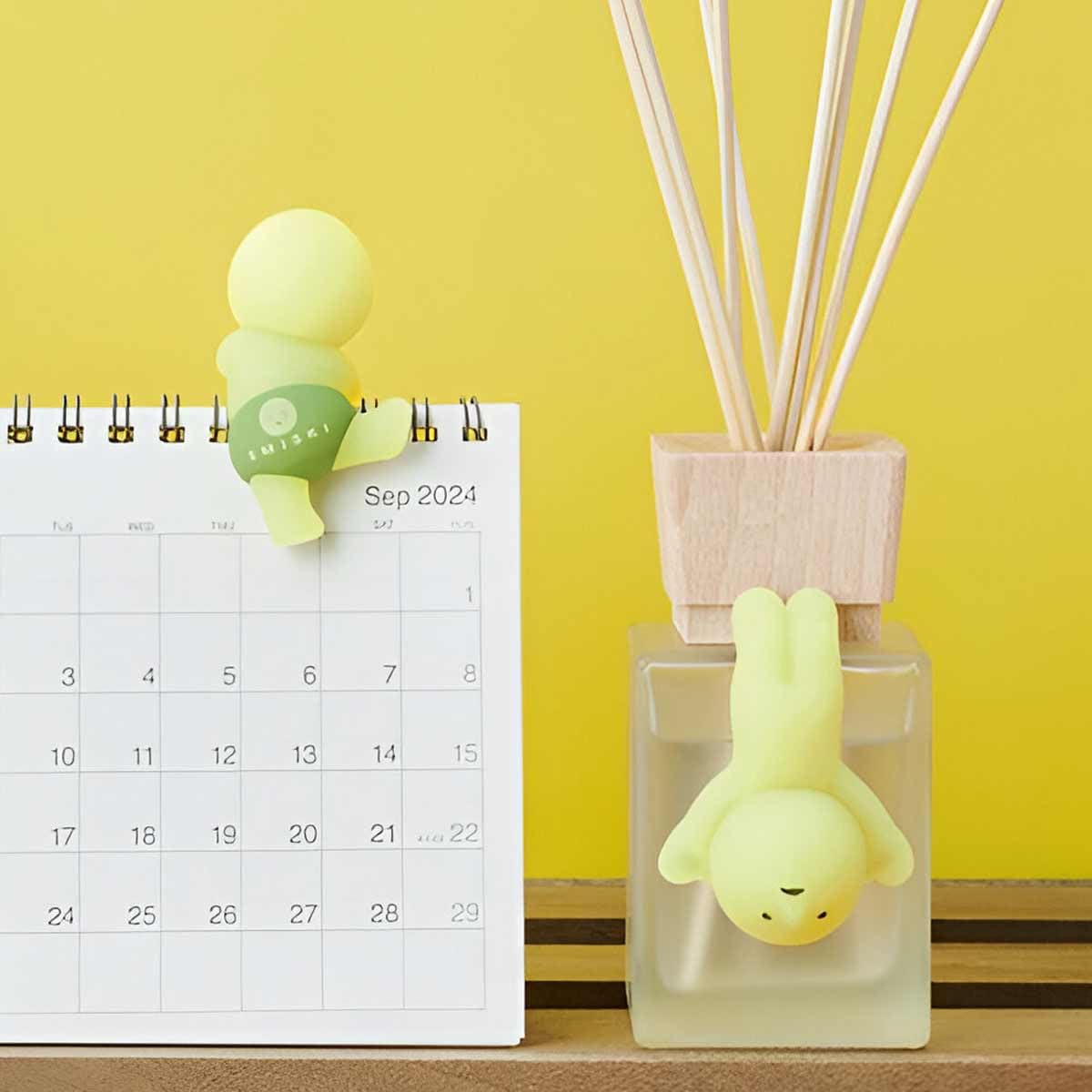 Sonny Angel Smiski Hippers peeking design with night glow feature for desks