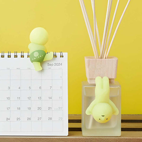 Sonny Angel Smiski Hippers peeking design with night glow feature for desks