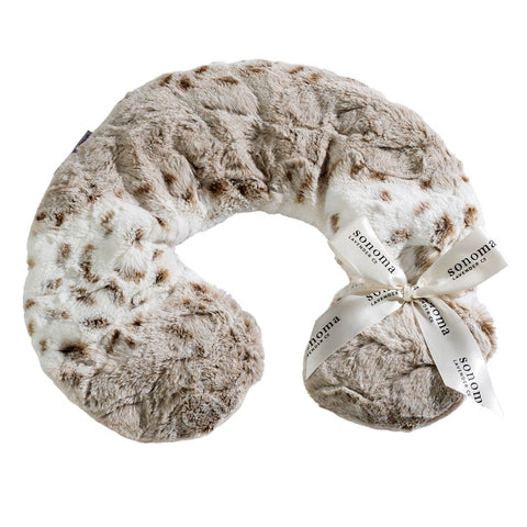 Sonoma Lavender Arctic Circle neck pillow in use, offering soothing warmth and aromatic relaxation.