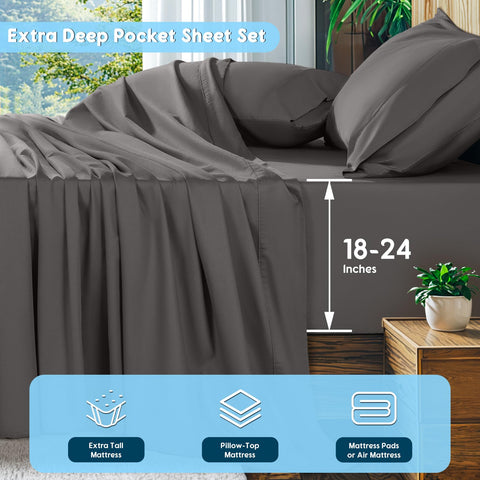 SONORO KATE 1000-thread-count Egyptian cotton close-up highlights smooth sateen finish.