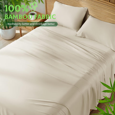 SONORO KATE bamboo sheets cooling texture highlights breathable, moisture-wicking performance for hot sleepers.