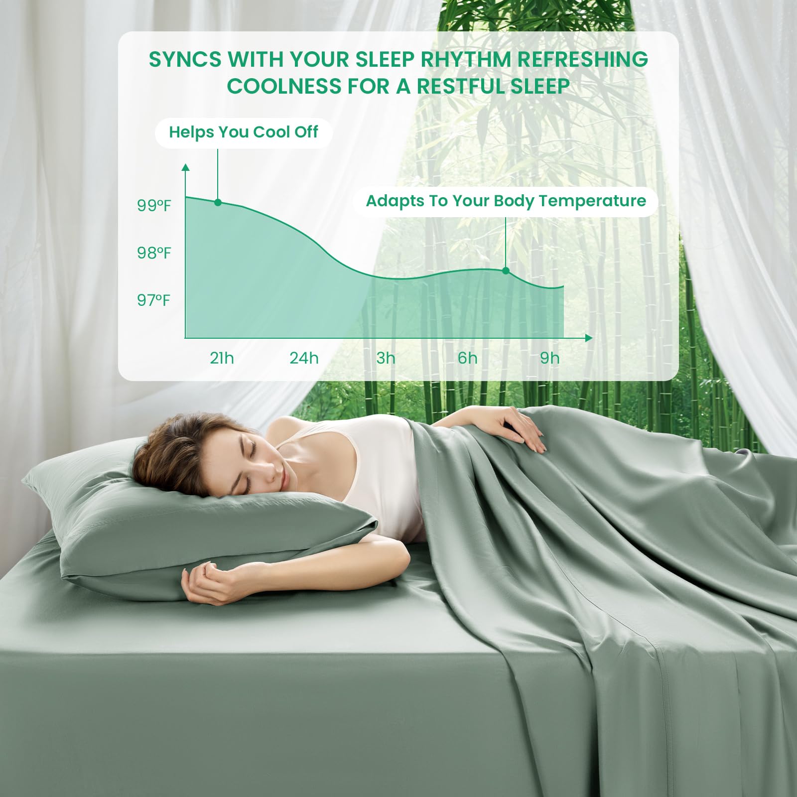 SONORO KATE bamboo viscose softness with durable, smooth finish