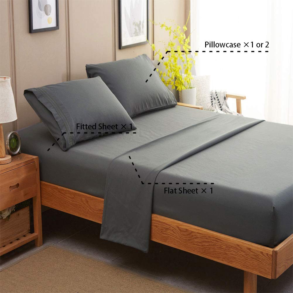 SONORO KATE fitted sheet with deep pockets demonstrates a secure, snug fit on a mattress.