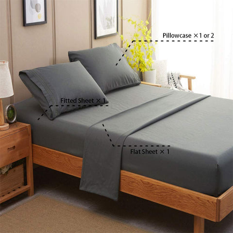 SONORO KATE fitted sheet with deep pockets demonstrates a secure, snug fit on a mattress.