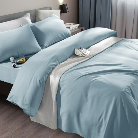 SONORO KATE bed sheet set flat sheet offers silky-soft cooling comfort.