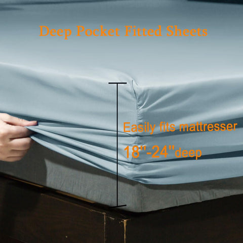 SONORO KATE pillowcases set with silky finish and wrinkle resistance.