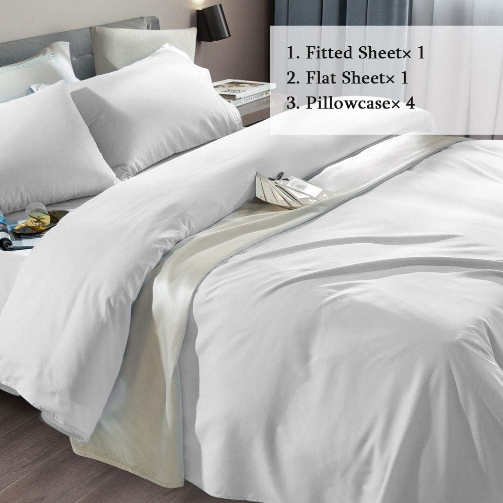 SONORO KATE white king pillowcases, soft touch and easy care