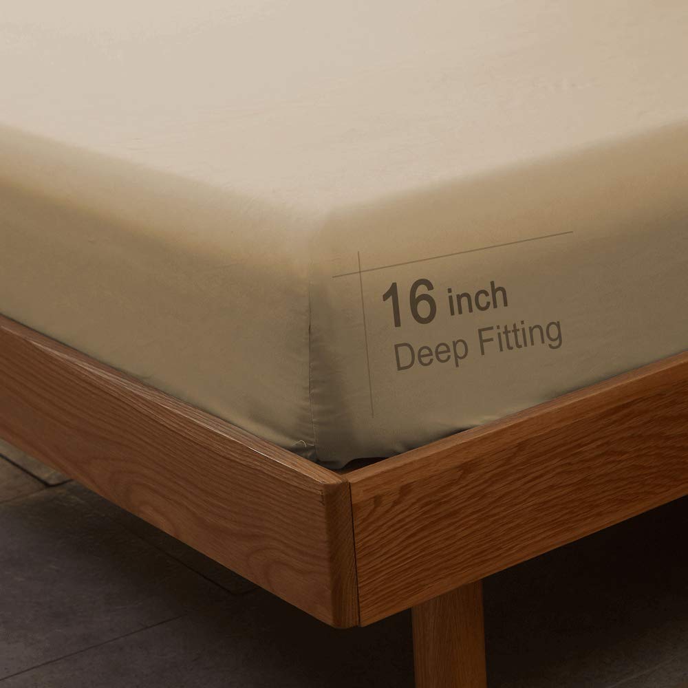 SONORO KATE taupe bedroom ambiance shot for warm, versatile decor