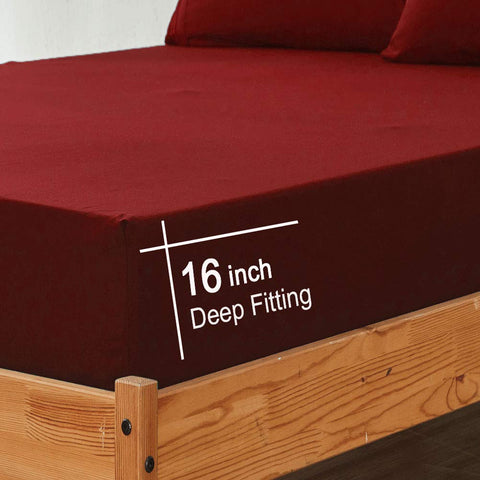 SONORO KATE burgundy soft microfiber weave provides velvety touch