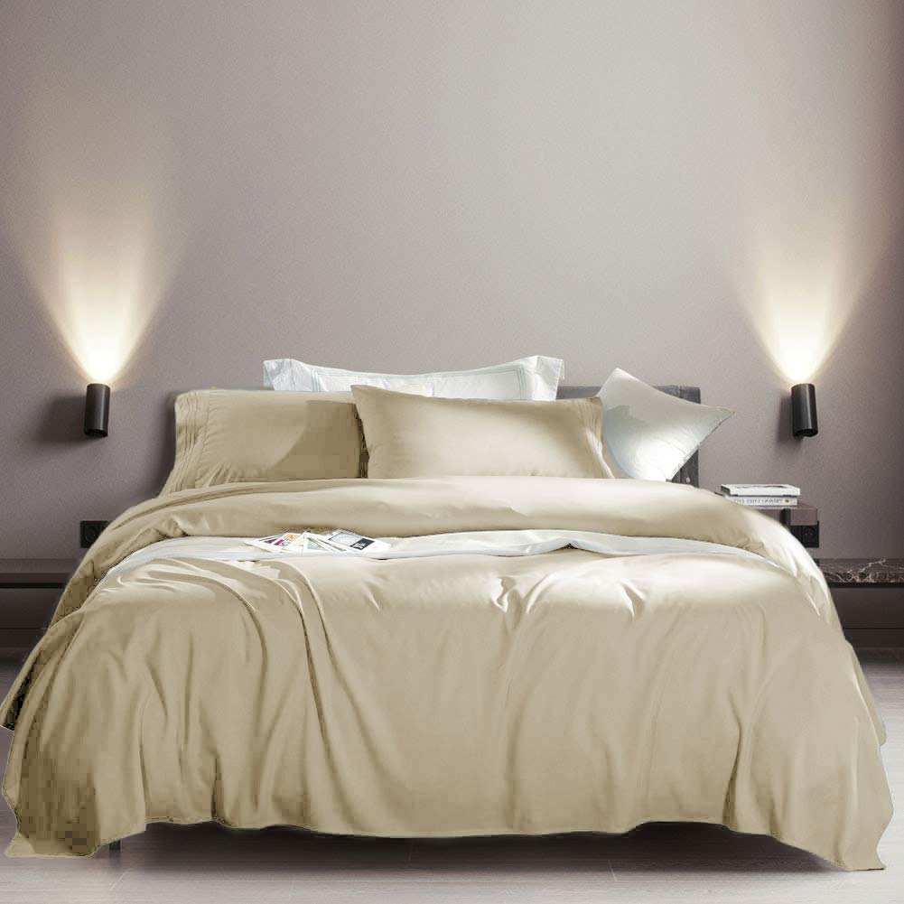 SONORO KATE deep-pocket elastic-fitted sheet stays securely on the mattress