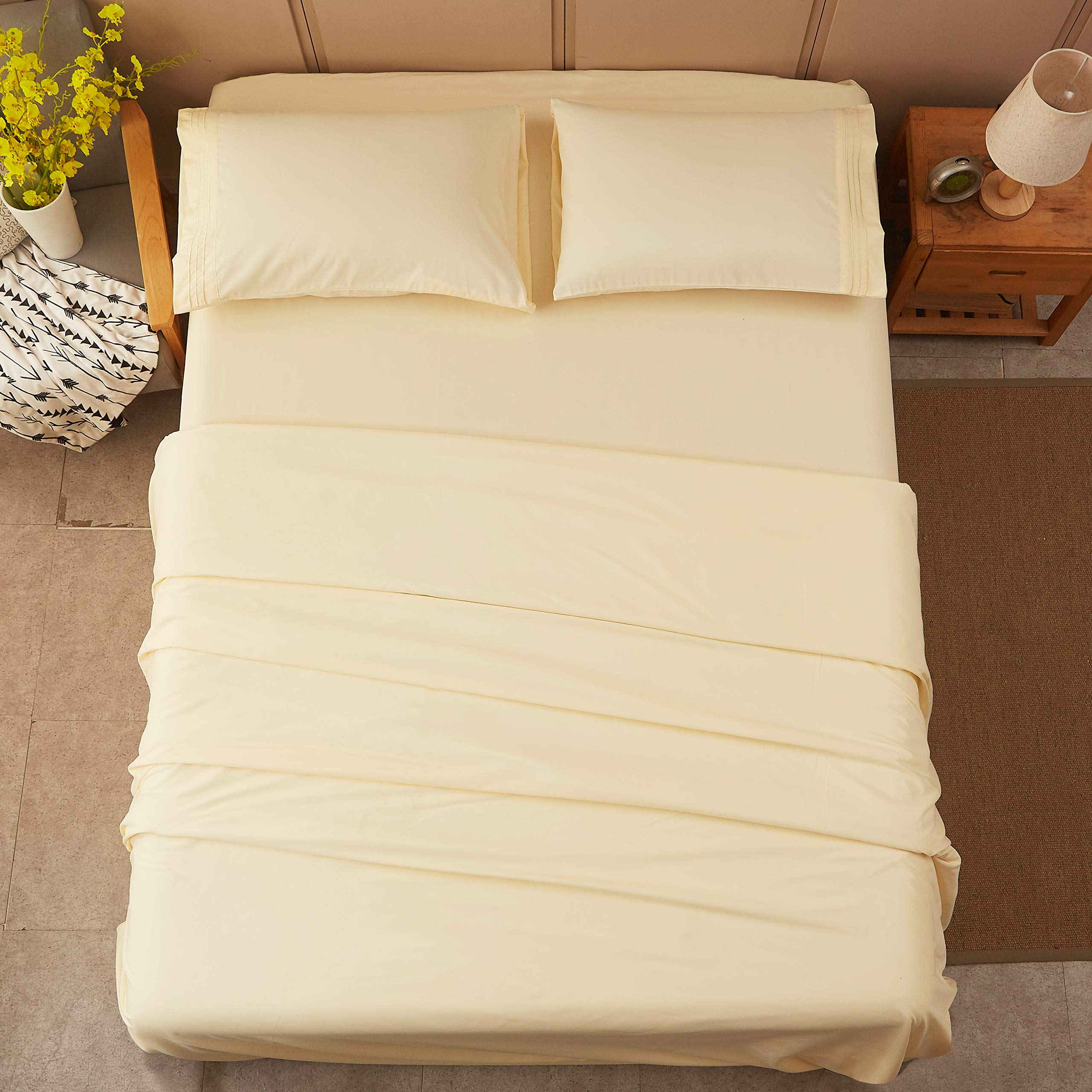 SONORO KATE easy care sheets stay vibrant after washes