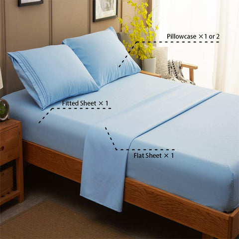 SONORO KATE sheets with embroidered detail add subtle style to bedrooms