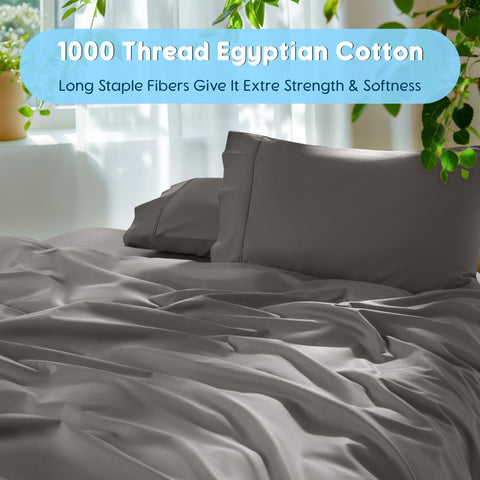 SONORO KATE extra-deep pocket sheets fit 18-24 inch mattresses securely.