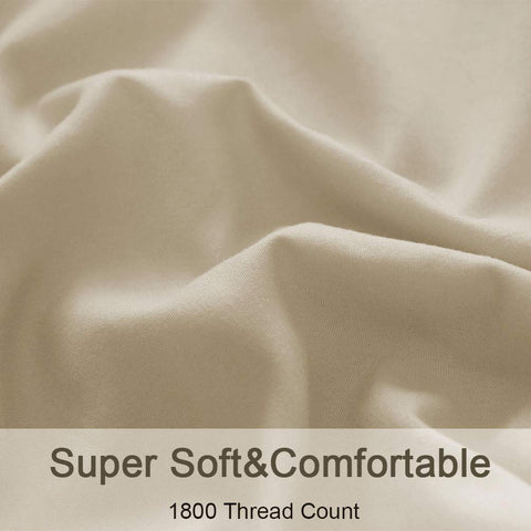 SONORO KATE fitted sheet with 16-inch deep pocket stays snug on mattress